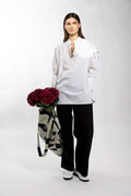 Shark-mouth sleeves shirt