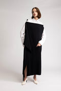 Merino wool multi-way wrap dress